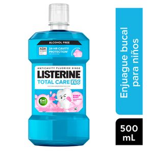 Enjuague Bucal Niños LISTERINE Total Care Kids Bubble Blast (500 ml)