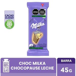 Oblea MILKA RELLENA SABOR CACAO RECUBIERTA (45 gr)