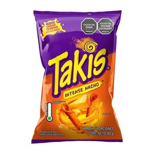 Takis Sabor Intense Nacho Tamaño Familiar 185g