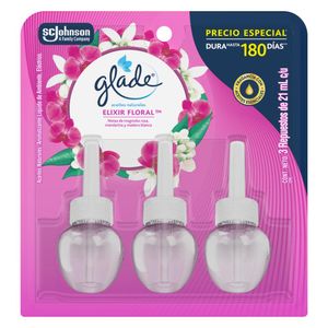 Ambientador GLADE aromatizante líquido elixir floral