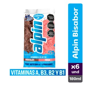 Alpin surtido bolsa 180ml x6