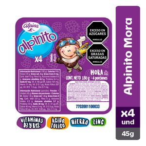 Alpinito mora 45g x4un