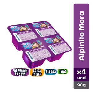 Alpinito mora 90g x4un