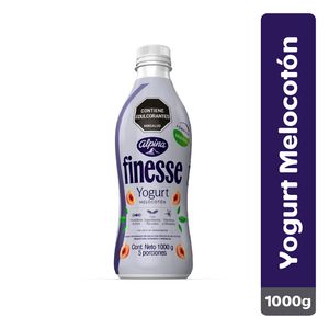 Yogur alpina finesse melocoton 1000g