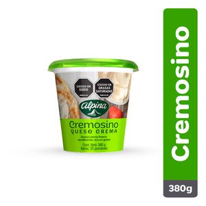 Queso alpina cremosino p/untar 380 g