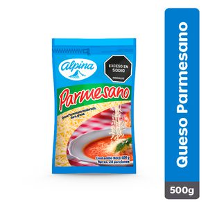 Queso parmesano rallado alpina 500 g