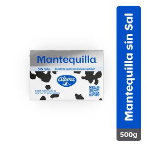 Mantequilla alpina sin sal 500 g