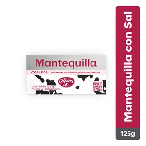 Mantequilla alpina con sal 125 g