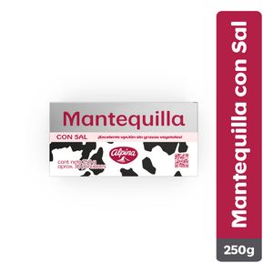 Mantequilla alpina con sal 250 g