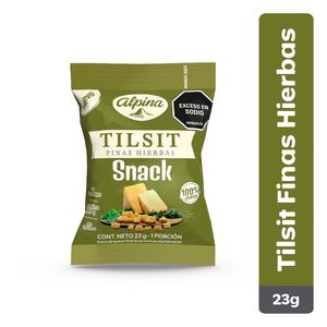 Snack alpina queso finas hierbas deshidratado 23g