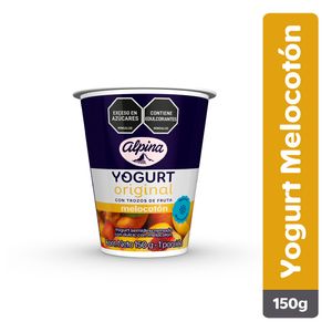 Yogur alpina vaso melocoton 150 g