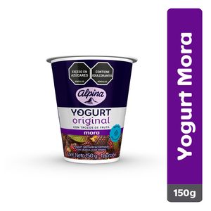 Yogur alpina vaso mora 150 g