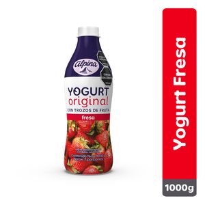 Yogur alpina fresa 1000 g