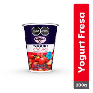Yogur alpina fresa 200 g