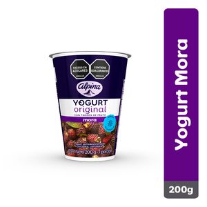Yogur alpina mora 200 g