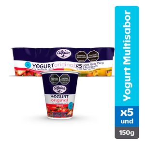 Yogur alpina 150 g x 5