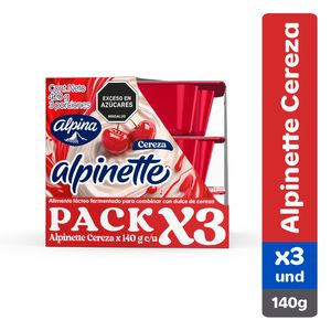 Alpinette cereza 140 g x3
