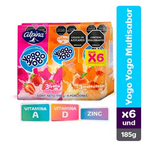 Alpina yogo yogo multiempaque 180ml x6