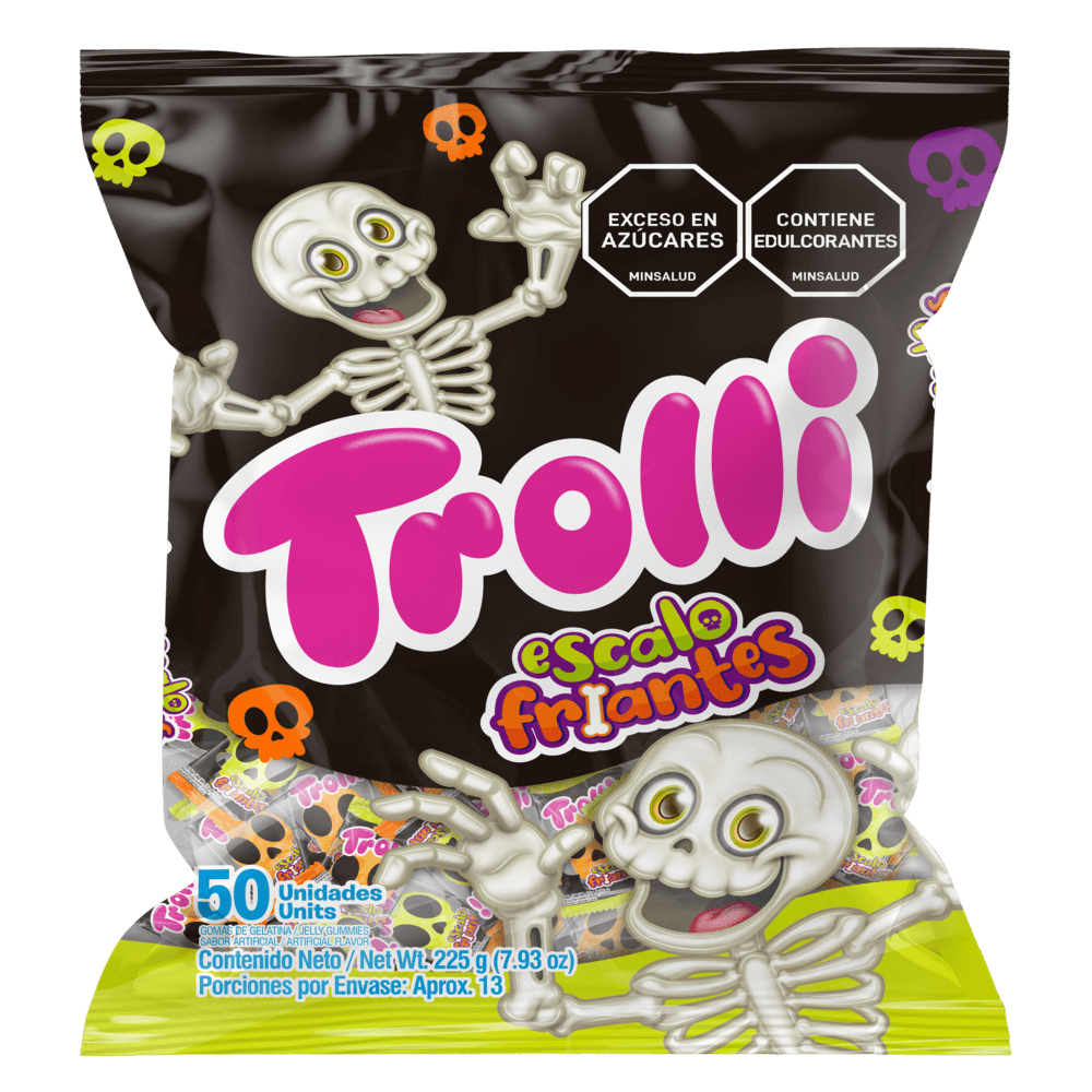Imagen de GOMAS TROLLI ESCALOFRIANT X50un 225g