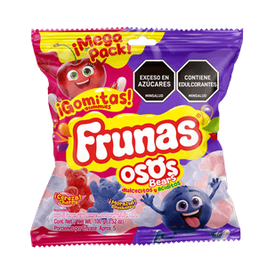 Gomas FRUNAS Gelatina Sabores Surtidos Cere (100 gr)