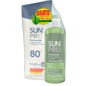Protector Solar Sun Pro Spf 80 220 Ml + Gel Aft 200 Ml