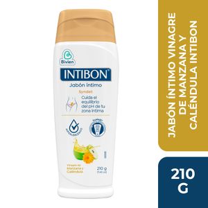 Jabón Íntimo Intibon Vinagre y Manzana 210 G