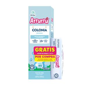 Colonia Arrurru Azul 120 Ml + Jabón 110 G Oferta
