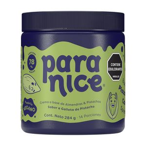 Crema PARANICE Base Almendras Galleta Pistach (284 gr)