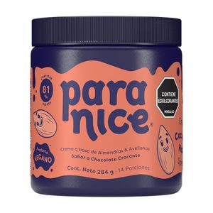 Crema PARANICE Base Almendras Avellanas (284 gr)