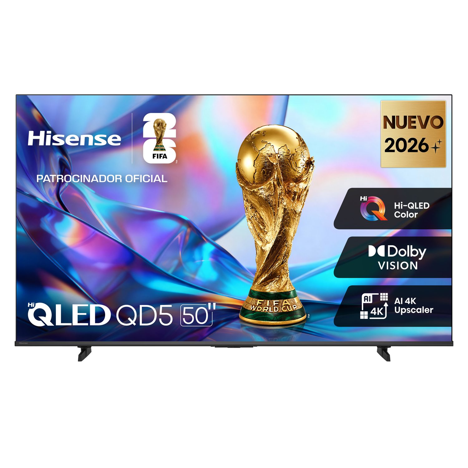 Televisor Hisense 50 pulgadas Hi-QLED 4K QD5SV