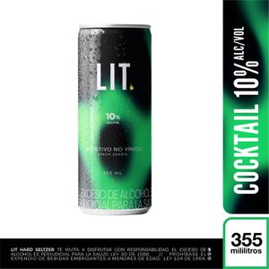 Coctel LIT verde (355 ml)