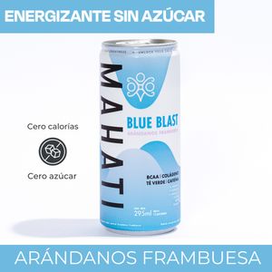 Energizante MAHATI UNLOCK YOUR GREATNESS blue blast arandanos frambuesa (295 ml)