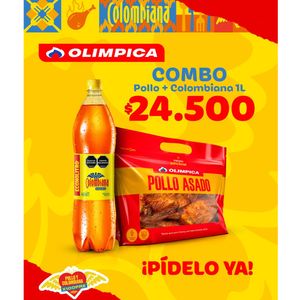 Combo Pollo Rostizado Entero + Bebida