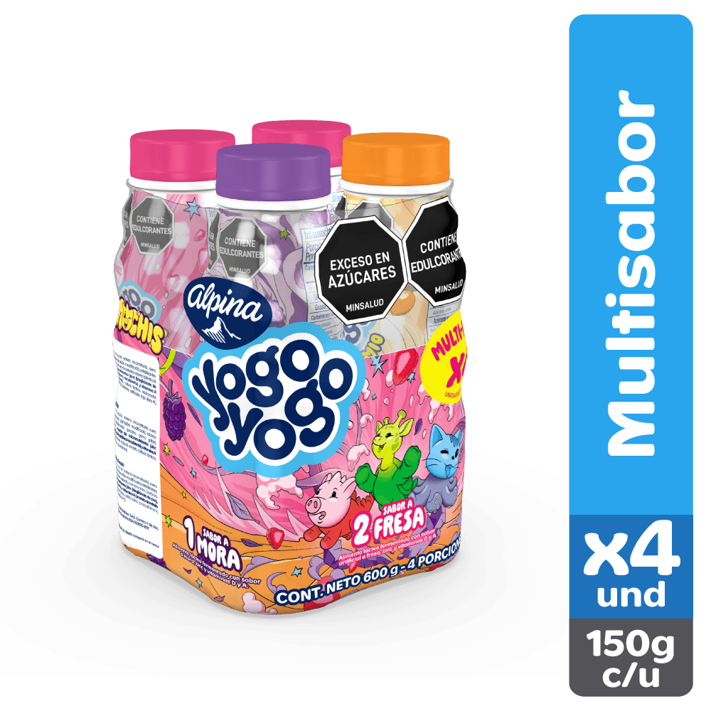 Imagen de Yogo yogo premio 150 g x4 ALIMENTO LACTEO YOGO YOGO PREMIUM 150 g X4
