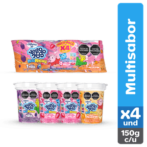 Yogo yogo surtido multiem 4x150 g