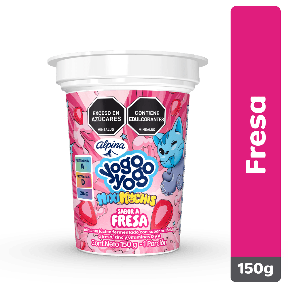 Imagen de Yogo Yogo Alpina Fresa 150 G BEB LACTEA YOGOYOGO FRESA 150 g