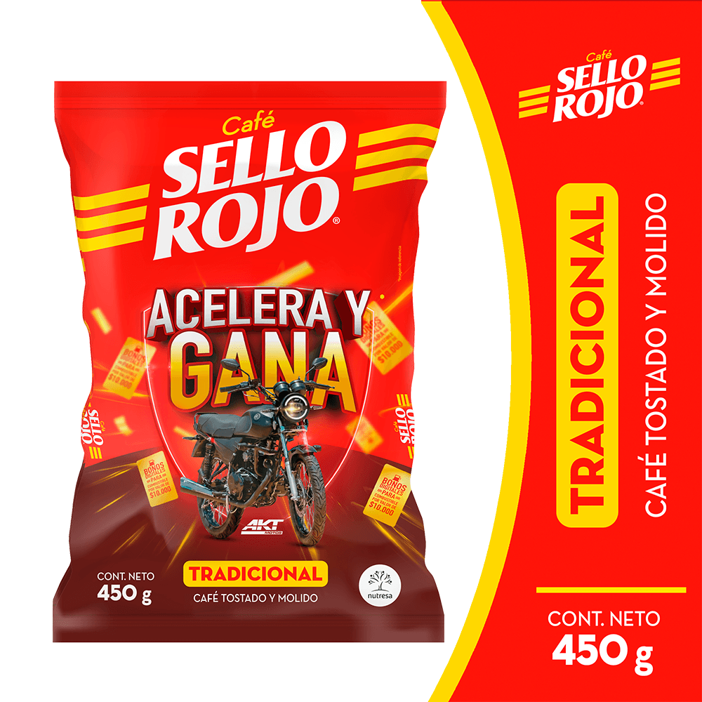 Imagen de Café Sello Rojo 450 G CAFE SELLO ROJO 450g