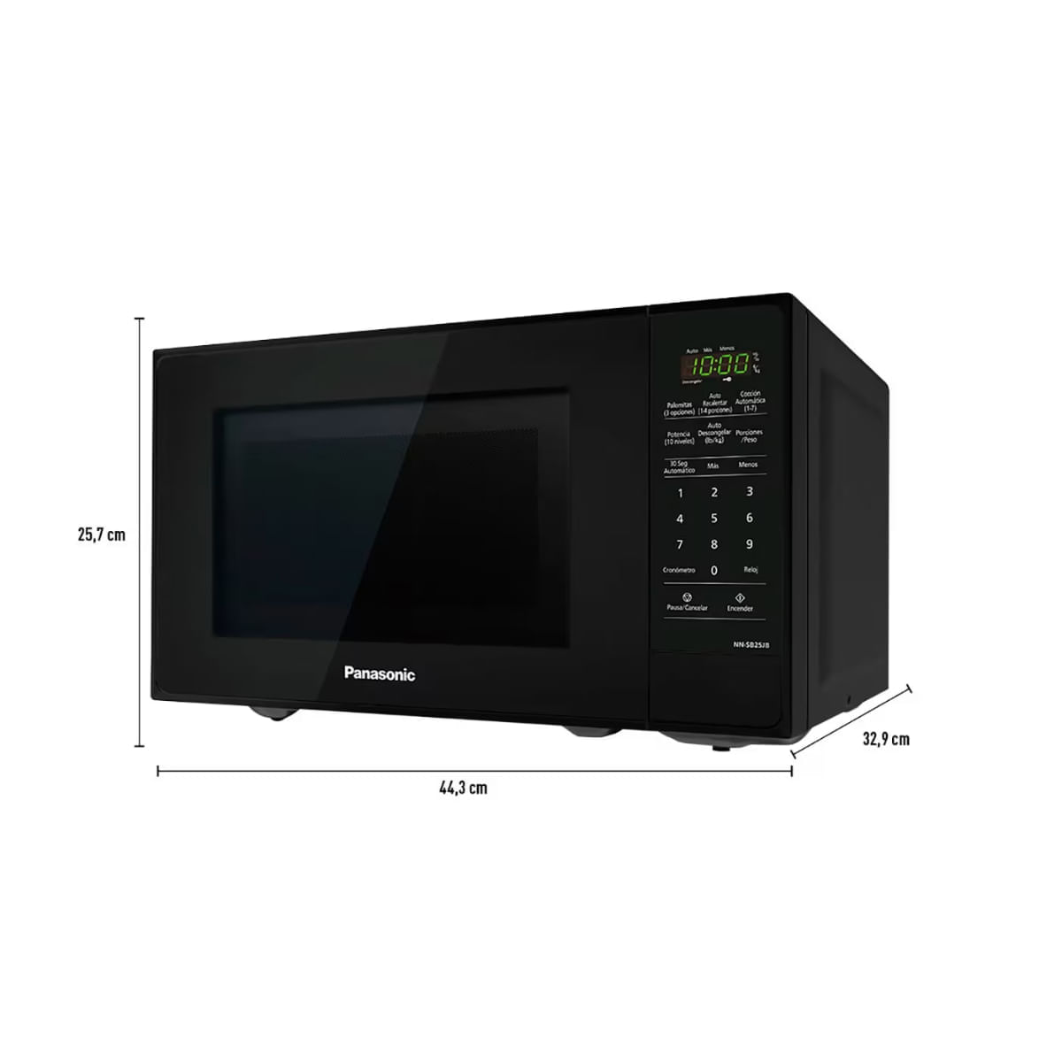 Horno Microondas PANASONIC 0.7 Pies NN-SB25JBRUH Negro
