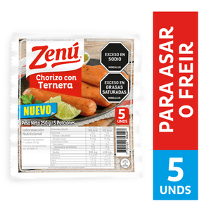 Chorizo ZENU Con Ternera (250 gr)
