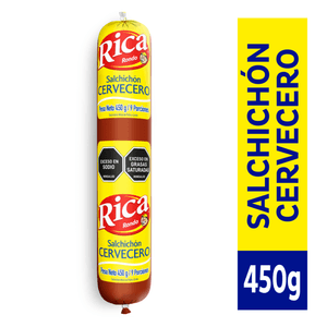 SALCHICHON RICA CERVECERO 450g