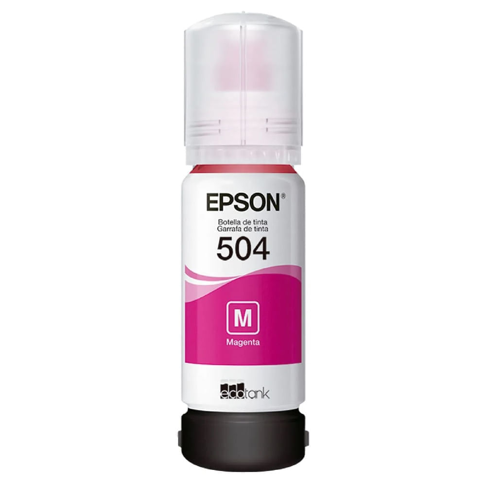 Imagen de Botella de Tinta Epson Magenta 70 Ml T504320-AL Botella de Tinta EPSON T504320-AL Magenta 70ml