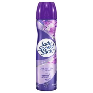 Desodorante Mujer Lady Speed Stick Unlimited Flowers Spray 91gr