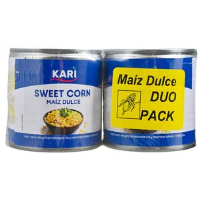 Maiz Tierno Kari Dulce X2 380 g