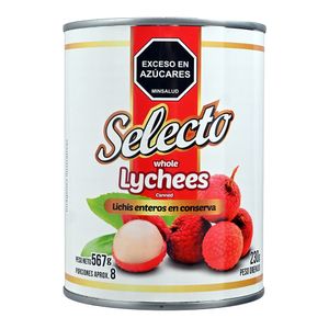 Lychee SELECTO enteros en conserva (230 gr)