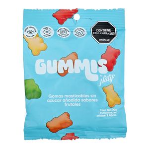Gomitas Gummis Masticables Sabores Frutales x 30 g