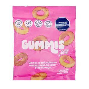 Gomitas gummis Masticables Aros Pina Naranja x 50 g