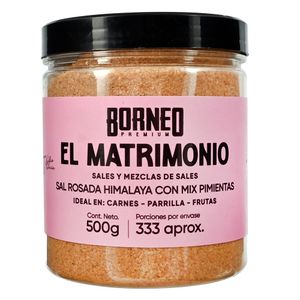 Sal Borneo Premium Mix Pimientas El Matrimonio x 500 g