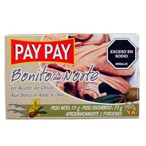 Atún PAY PAY en aceite oliva (111 gr)