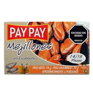 Mejillones Pay Pay Escabeche 115 g