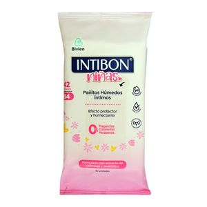 Pañitos Húmedos Intibon Niñas Paquete x 42 und